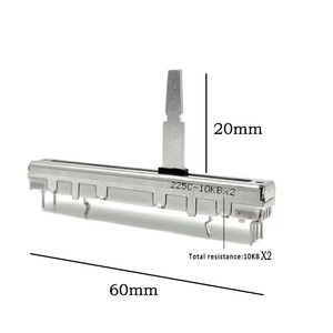 Série RS45 ALPS Original Pioneer <span class=keywords><strong>DJM</strong></span> Series Potentiomètre de fader vertical Road 350 <span class=keywords><strong>400</strong></span> 500 600 700 800 900 2000 1234 Channe - Product Image 1