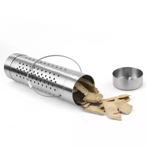HONGXUAN Stainless Steel <b>BBQ</b> Smoke Tube Reusable With Bowl For Outdoor Grilling - Product Image 1