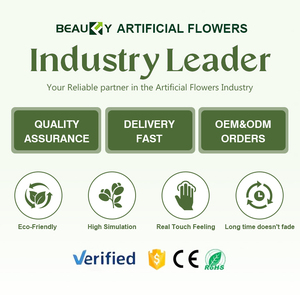 Beaufy Bán Buôn Nhân Tạo Bất Cảm Ứng Màu Xanh Lá Cây Bạch Đàn Tiền Lá Cây Nhân Tạo Cây Xanh - Product Image 6