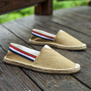 Zapatos Planos de Lona Azul Tipo Espadrille para Mujer, Diseño Casual de Primavera, Color Sólido, Cómodos y Ligeros - Product Image 3