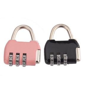 Mini <span class=keywords><strong>candado</strong></span> <span class=keywords><strong>de</strong></span> viaje Equipaje <span class=keywords><strong>de</strong></span> seguridad 3 <span class=keywords><strong>Candado</strong></span> <span class=keywords><strong>de</strong></span> equipaje digital Código 3 <span class=keywords><strong>Candado</strong></span> <span class=keywords><strong>de</strong></span> aleación <span class=keywords><strong>de</strong></span> zinc - Product Image 1