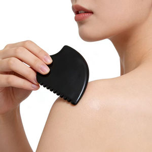 Outil de lifting facial, planche de grattage en pierre Gua Sha et outils de relaxation, outil de thérapie holistique Wildling Guasha pour le lifting facial - Product Image 2