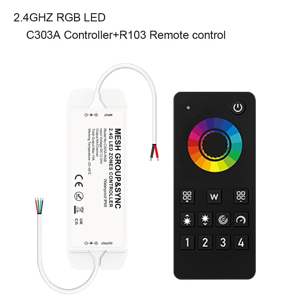 RGB IP68 Controller With Remote