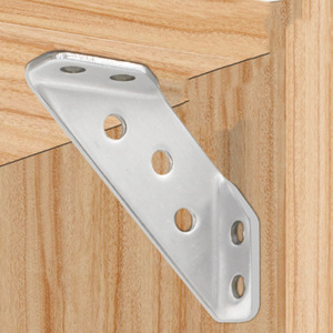 Équerre d'angle triangulaire en métal pour renforcement, support d'angle pour meubles, armoires, tables, en acier inoxydable, 90 degrés - Product Image 6