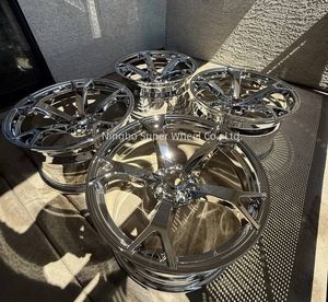 Jantes forgées SW V1 Triple Chrome 5x114.3 19 pouces 19x9.5 19x10.5 ET+23 pour 370z 350z Q50 Q60 G37 G35 Z33 Lexus - Product Image 1