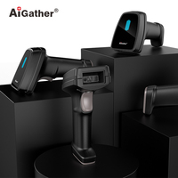 Escáner de Código de Barras Inalámbrico AiGather, Conexión USB, Lector 1D 2D, Ideal para Supermercados y Farmacias