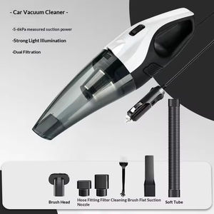 Aspiradora Inalámbrica para Auto de Alta Potencia, Portátil, de Doble Sistema, con Iluminación y Alta Succión - Product Image 4