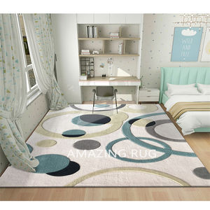 Alfombras moteadas hechas a mano, diseño personalizado, precio de fábrica de China - Product Image 5