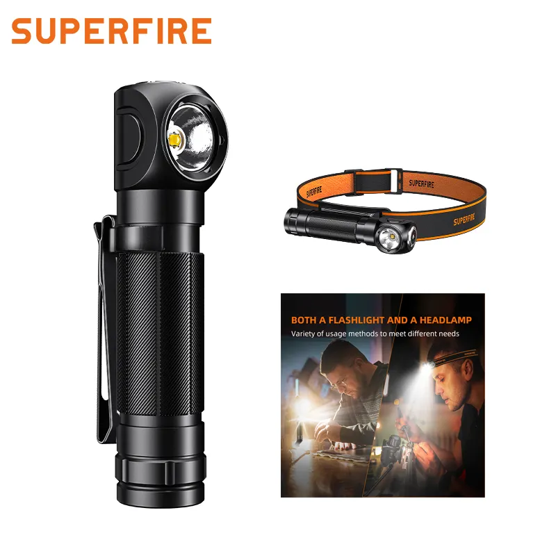 Multifunction magnet flashlight Waterproof led recharge flashlight Head Light Flashlight for Fishing outdoor working