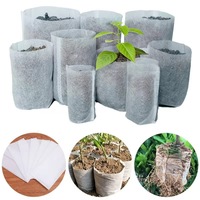 Sac de semis et de culture de semis biodégradable non tissé avec gobelet nutritif pour utilisation à domicile