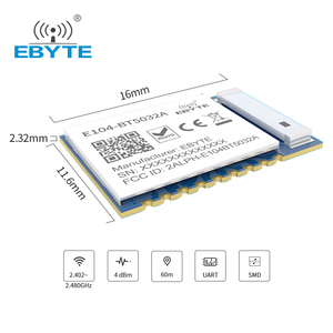 โมดูลไร้สาย Ebyte ODM E104-BT5032A CE FCC RoHS nordic nRF52832 พร้อมแท็ก rf รองรับ ble 4.0 4.2 5.0 บีคอน ibeacon บลูทูธ ble - Product Image 2