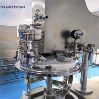 Machine de fabrication de cosmétiques CE, homogénéisateur sous vide industriel à base de bave d'escargot, mélangeur pour la fabrication de crème de beauté et de dentifrice