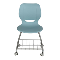Chaise de formation de réunion ergonomique en fibre de verre PP de haute qualité pour les étudiants Grille de stockage en métal moderne Refroidissement rotatif pour l'école