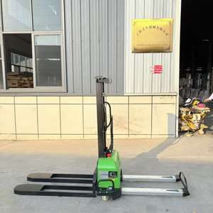 Nuevo producto 2026, cargador de paletas de autoelevación con batería de litio, apilador de autocarga portátil de elevación de carga automática semieléctrico - Product Image 4