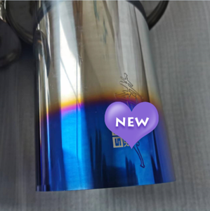 Tuyau d'échappement de silencieux de voiture en acier inoxydable de 168 mm 76 mm Son d'entrée de Modification automobile Résonateur de silencieux d'échappement - Product Image 4