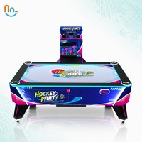 Joy2fun Table de hockey sur air multi-balles motorisée, machine de jeu d'arcade d'intérieur à monnayeur, idéale pour les centres commerciaux