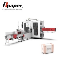 Ligne de production automatique de mouchoirs en papier doux à tirage par le bas Onepaper 6 tonnes par jour 380V avec machine à plier le papier