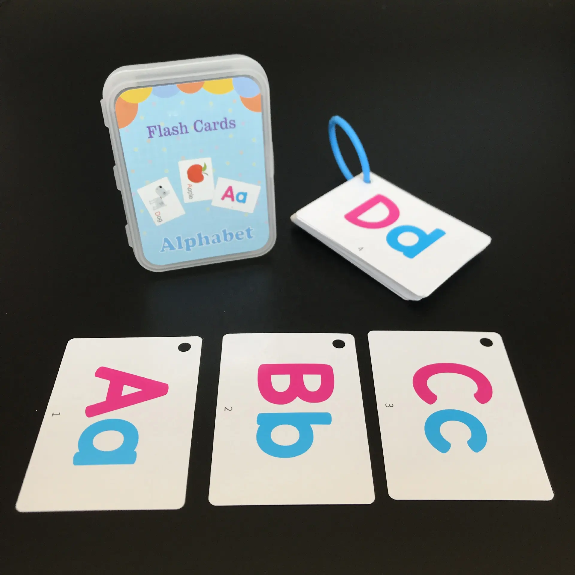 Tarjetas de memoria Flash para guardería, para niños pequeños de 2 a 4 años, con alfabeto, números, palabras de primera vista, colores y formas de animales