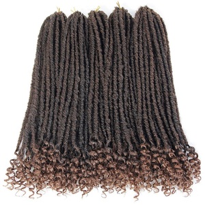Vente en Gros Extensions de Cheveux au <span class=keywords><strong>Crochet</strong></span> Locs Déesse 16 Pouces 24 Brins Fausses Locs Cheveux à Tresser au <span class=keywords><strong>Crochet</strong></span> - Product Image 2
