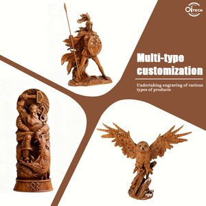 Tùy chỉnh CNC gia công dịch vụ nhanh chóng prototyping gỗ khắc trang trí thủ công mỹ nghệ bao gồm khoan đánh bóng kết thúc cho các dịch vụ - Product Image 3
