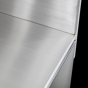 Stainless Steel 304 Commercial <b>File</b> <b>Cabinet</b> Durable Storage Organizer Office Use Minimalist Design Standing Type Rectangle Shape - Product Image 3