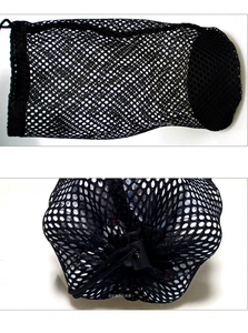 Sac de rangement en maille de nylon pour balles de golf, pochette de sport à cordon, porte-balles de tennis, capacité de 15, 25 ou 50 balles - Product Image 5