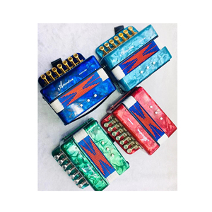 Fabricant hotsale coloré 7 boutons bonne musique accordéon <span class=keywords><strong>clavier</strong></span> Instrument de musique à bas prix - Product Image 1