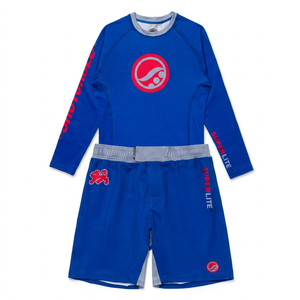 Maillots de protection personnalisés pour hommes, haute qualité, BJJ MMA UPF50+, anti-UV, séchage rapide, respirant, manches courtes - Product Image 1