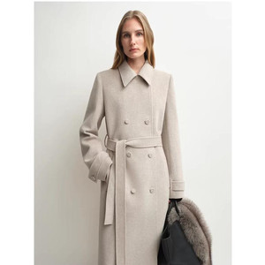 Abrigo de Lana de Alpaca para Mujer Fireladyfur con Capa Desmontable "Elegant Silhouette" - Product Image 5