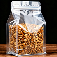 Sachet Doypack Personnalisé avec Fenêtre, Sac d'Emballage Alimentaire Anti-Humidité Refermable de Qualité Alimentaire, Sachet Doypack Imprimé sur Mesure