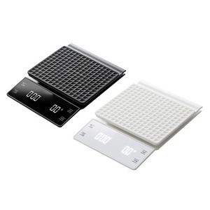 Balance de cuisine électronique numérique intelligente en acier inoxydable, balance alimentaire 5 kg 10 kg, écran LCD, alimentation par piles, poids maximal 1 kg, café - Product Image 1