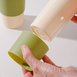Coffee <b>Cup</b> Large Capacity Sealed Portable <b>Plastic</b> For Student Summer Use - Product Image 3