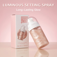 Spray Fixateur Lumineux Longue Tenue Anti-transfert Hydratant Effet Rosée Fini Naturel Brume Fixatrice de Maquillage