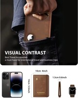 Portefeuille de voyage en cuir PU de luxe de haute qualité, porte-documents, porte-cartes, blocage RFID, porte-passeport