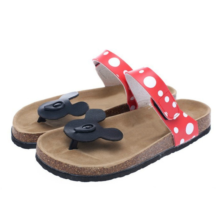 New Platform Cork Slippers Beach Slides Ladies Shoes PU Upper Cork Sole Women Sandal Slippers
