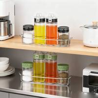Ensemble de bouteilles de vinaigre d'huile avec pots à épices couvercle à double charnière bec en silicone sans goutte couvercle transparent remplissage facile stockage de recharge