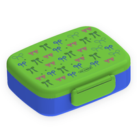 Grande boîte à bento personnalisée pour adultes et enfants avec joint en silicone à 5 compartiments allant au micro-ondes pour étudiants et adolescents