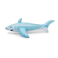 Bestway 41405 Flotteurs gonflables durables en forme de requin réaliste pour jeux aquatiques dans les piscines