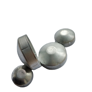 Tapa de extremo redonda de acero galvanizado estampado de alta resistencia, personalizada, al por mayor, con extremo abovedado, para tubería de acero RC48 - Product Image 6