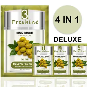 4 Step Deluxe Pedicure In A Box Mani Pedi Mositure Mask For Foot Spa Kit Deluxe Pedicure 4 In 1 Similar Voeshine Foot Peel Mask