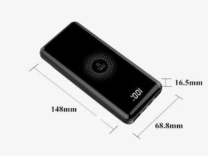 Banco de Energía Electrónico Nuevo de Ali Baba 2022, Batería Externa de 10000 mAh, Cargador Inalámbrico, Pantalla LED, Powerbank - Product Image 3
