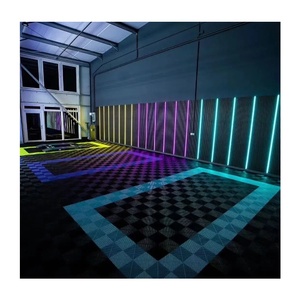 Module populaire de décoration de sol en plastique PP Carrelages de sol de <span class=keywords><strong>garage</strong></span> Carrelages amovibles à emboîtement <span class=keywords><strong>Garage</strong></span> pour magasin de lavage de voiture - Product Image 1