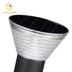 Alta brillante Pilar Pequeño camino al aire libre jardín patio parque Solar llevó la luz del césped - Product Image 4