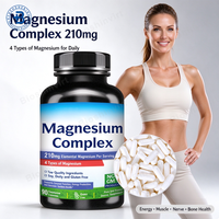 Complément de Magnésium OEM 12-en-1 Complexe 1000 mg – Capsules Végétaliennes de Magnésium avec Glycinate, Bisglycinate, Citrate et Malate Taurate
