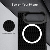 Coque de téléphone magnétique effet givré avec spray huileux effet peau, compatible avec le film de protection en verre pour 18 Ultra Fold