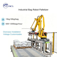 Robot de Paletización Industrial de 4 Ejes, Máquina de Paletización Robótica Totalmente Automática, Equipo de Apilamiento de Bolsas