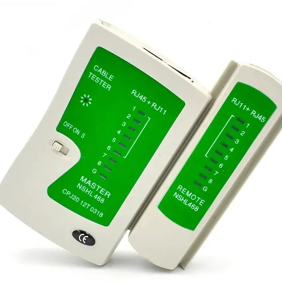 High quality Cat5e Cat6 Rj45 and Rj11 Cables Networking Detector Checker Network Cable Tester