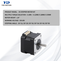 Motor Stepper Loop Tertutup Berkualitas Tinggi 0.4A Nema14 0.1n.m 2 Fasa dengan Driver Motor Stepper DL2260 Servo Motor Tersedia