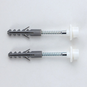 Vis de fixation pour siège de toilette Aojiele avec chevilles et caches en plastique pour l'installation dans la salle de bain - Product Image 4