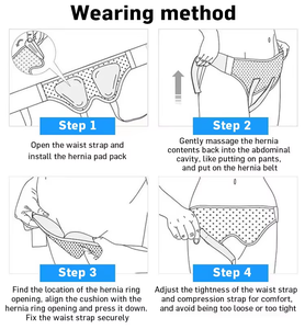 Cinturón de Soporte <span class=keywords><strong>para</strong></span> Hernia de Grado Médico Profesional Aofit, Tejido de Malla Transpirable <span class=keywords><strong>para</strong></span> Uso Diario y Comodidad - Product Image 6